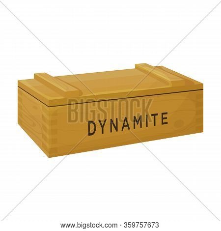 Box Dynamite Vector Icon.cartoon Vector Icon Isolated On White Background Box Dynamite.