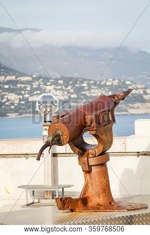 View Of An Old Whaling Harpoon, Macro Of A Harpoon