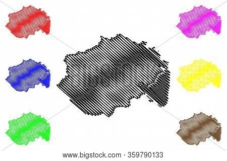 Cuyuni-mazaruni Region (administrative Regions Of Guyana, Co-operative Republic Of Guyana) Map Vecto