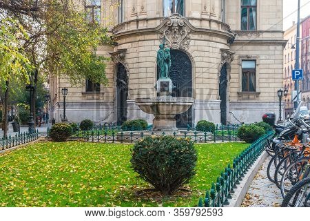 Budapest, Hungary - November 10, 2018: Metropolitan Ervin Szabo Library