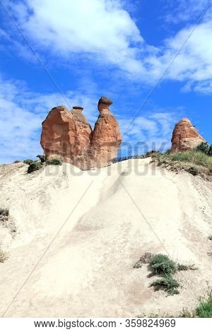 Camel rock at Devrent valley (Imaginary valley) in Cappadocia, Anatolia, Turkey. UNESCO world heritage site