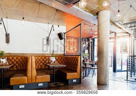 London, Uk - May 14, 2019: Interior View Of Brewdog Pub In Shoreditch, Near Brick Lane