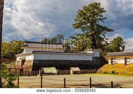 Odawara, Japan - March 14: Visiting The Odawara Castle Park In Kanto Region March 14, 2019 In Odawar