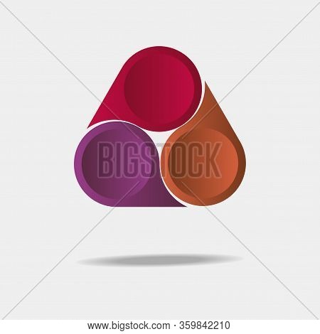 Infographic Element. Chart, Graph, Diagram With 3 Steps, Options, Parts, Processes, Phase Vector Bus
