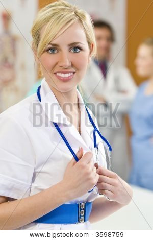 Beautiful And Happy Nurse