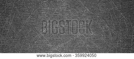 Texture Of Black Plastic With Scratches.rough Plastic Background.