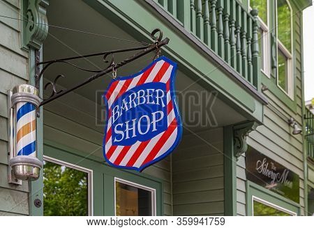Bellingham, Washington - July 8, 2019: Located On Bellingham Bay With Mount Baker As Its Backdrop, B