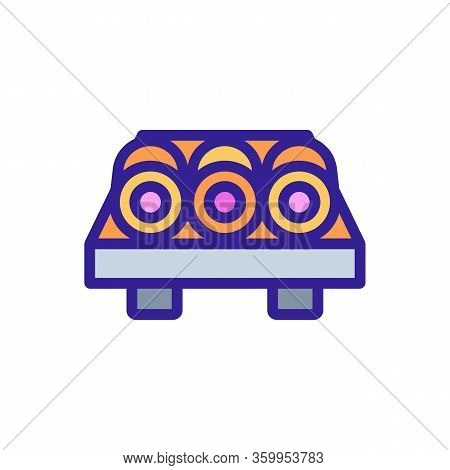 Nori Sheets Icon Vector. Nori Sheets Sign. Color Contour Symbol Illustration