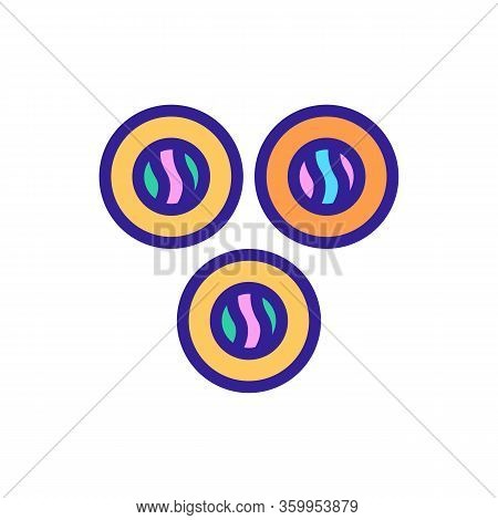 Nori Sushi Icon Vector. Nori Sushi Sign. Color Contour Symbol Illustration