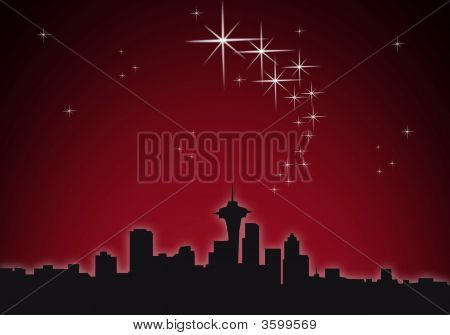 Seattle bei Nacht