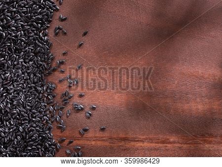 Organic Raw Black Rice - Oryza Sativa