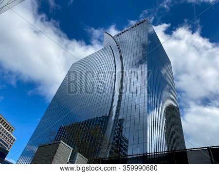 Atlanta, Ga/usa-3/21/20:  Condominiums And Corporate Buildings In The Buckhead District Of Atlanta, 