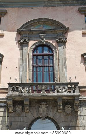 Palácio de Viterbo a Podest. Lazio. Itália.