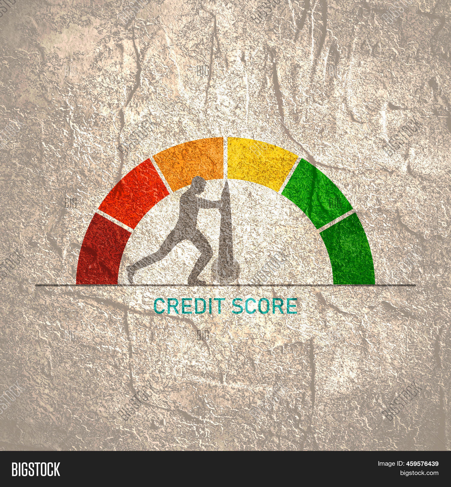 Man Pushes Credit Image & Photo (Free Trial) | Bigstock