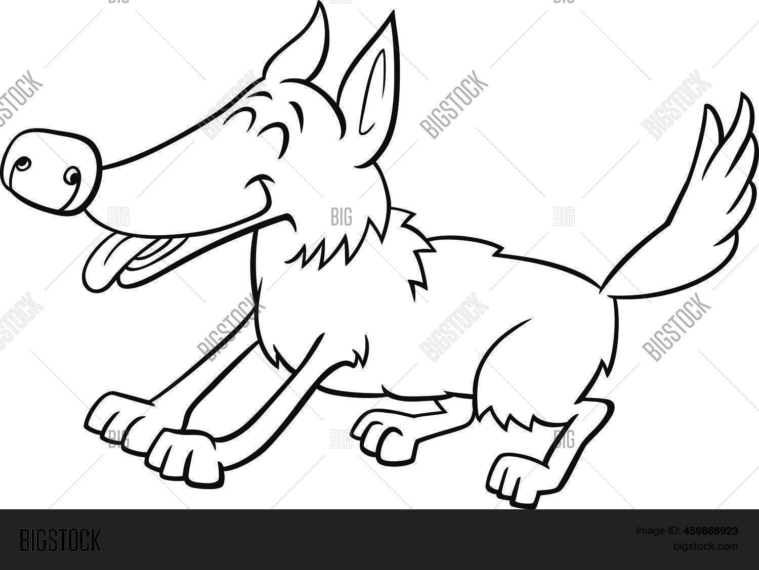 Black White Cartoon Vector & Photo (Free Trial) Bigstock