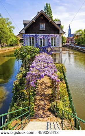 The Beautiful House La Maison Des Ponts Couverts (english: House Of Ponts Couverts Bridge) In Strasb