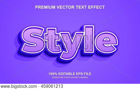 Editable Text Effects - Style Text Effects