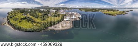 Killybegs, Ireland - July 22 2022: Ms Arcadia Is A Cruise Ship In The P And O Cruises Fleet Visiting