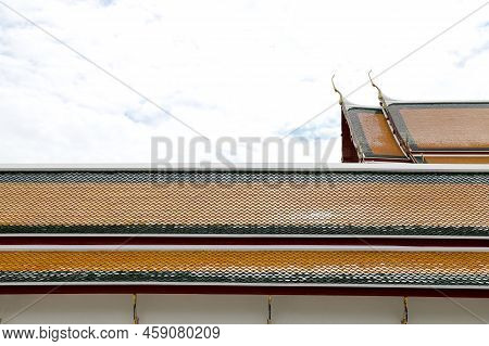 Bangkok, Thailand - July 9, 2022: Wat Suthat Thepwararam Ratchaworahawihan , The Famous Buddhist Tem