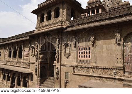 Exterior Of Maheshwar Fort And Temple, Maheshwar (madhya Pradesh, India)