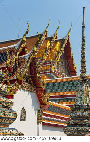 Wat Pho (known Also As The Temple Of The Reclining Buddha) Is A Buddhist Temple Complex In Bangkok, 