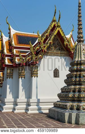 Wat Pho (known Also As The Temple Of The Reclining Buddha) Is A Buddhist Temple Complex In Bangkok, 