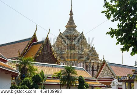 Wat Pho (known Also As The Temple Of The Reclining Buddha) Is A Buddhist Temple Complex In Bangkok, 