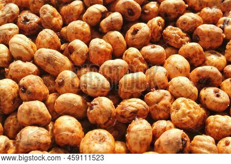 Close-up Of Chufa, Tigernut, Earth Almond Preparing For Traditional Typical Tasty Homemade Cold Fres