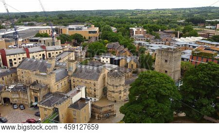 Oxford Castle From Above - Aerial View - Travel Photography