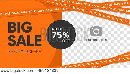 Social Media Promo Sale Template Design Layout