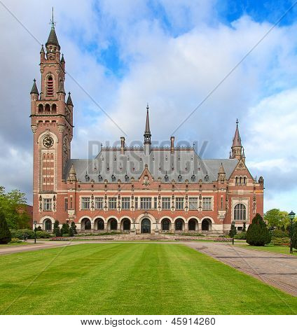 International court of justice in Hague, Netherlands