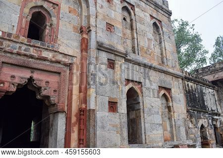 Mughal Architecture Inside Lodhi Gardens, Delhi, India, Beautiful Architecture Inside The The Three-