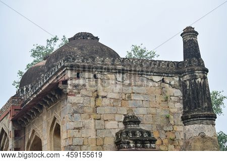 Mughal Architecture Inside Lodhi Gardens, Delhi, India, Beautiful Architecture Inside The The Three-