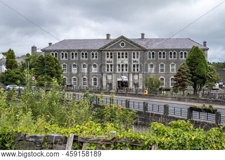 Belleek, Northern Ireland - 20 May 2022: The Belleek Pottery Works Factory Produces Porcelain That I