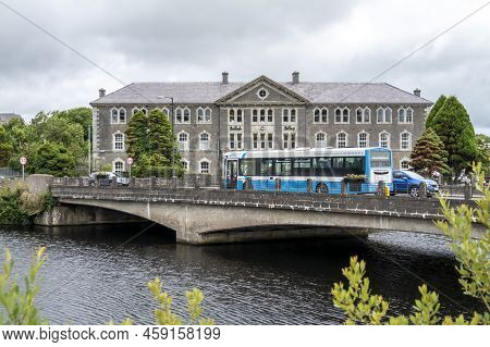 Belleek, Northern Ireland - 20 May 2022: The Belleek Pottery Works Factory Produces Porcelain That I