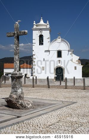 Hoofdplein In Querenca, Portugal