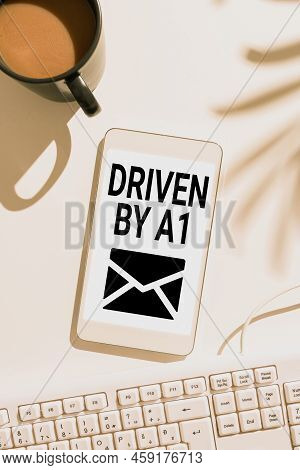 Handwriting Text Driven By A1. Business Concept Move Or Controlled By A Top Quality Driver In The So
