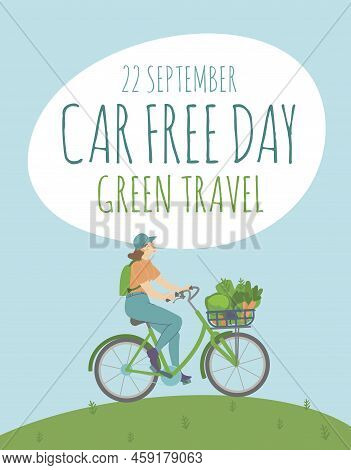 September 22nd. Carfree International Event. World Car Free Day.