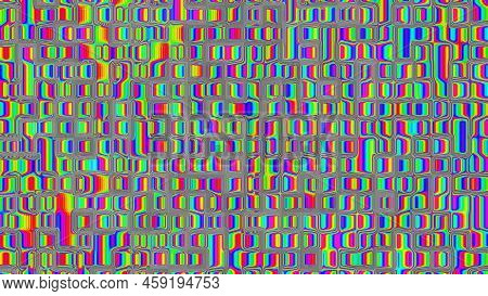 Colorful And Beautiful Iridize, Bubble, Or Oil Water Pattern Background Illustration. Presentation B