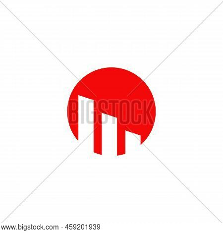 Down Trend Chart Icon Logo Design Vector Template
