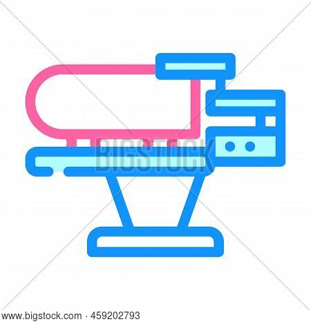 Steam Generator Heated Table Color Icon Vector. Steam Generator Heated Table Sign. Isolated Symbol I
