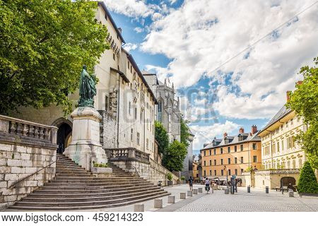 Chambery, France - June 25,2022 - View At The Dukes Palace In The Chateau Place In Chambery. Chamber