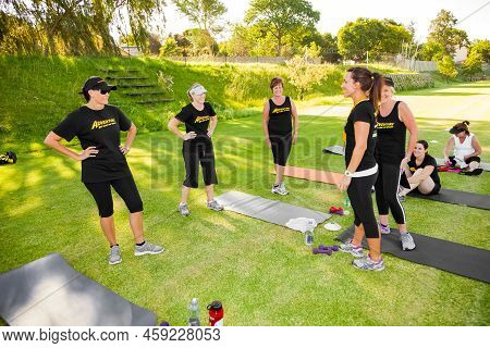 Woman's Outdoor Fitness And Strength Bootcamp