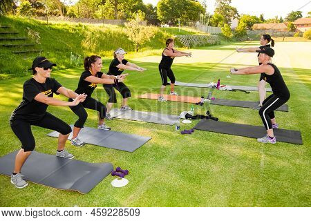 Woman's Outdoor Fitness And Strength Bootcamp