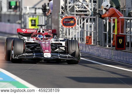 Valtteri Bottas Of Alfa Romeo F1 Team  During The F1 Grand Prix Of Hungary At Hungaroring On July 29