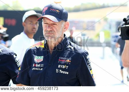 Adrian Newey Of Red Bull Racing  During The F1 Grand Prix Of Hungary At Hungaroring On July 29-31, 2