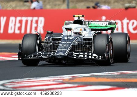 Yuki Tsunoda Of Alphatauri  During The F1 Grand Prix Of Hungary At Hungaroring On July 29-31, 2022 M