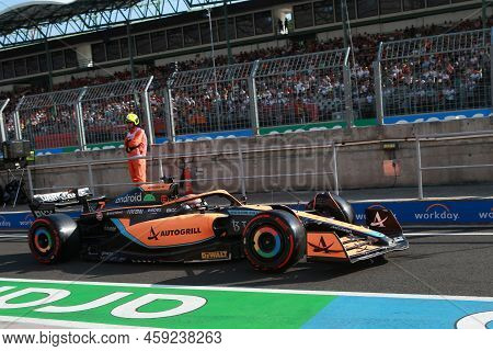Daniel Ricciardo Of Mclaren  During The F1 Grand Prix Of Hungary At Hungaroring On July 29-31, 2022 