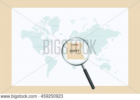 Map Egypt On Vector Photo Free Trial Bigstock