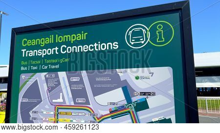 Transport Connections At Dublin Airport - City Of Dublin, Ireland - April 20, 2022